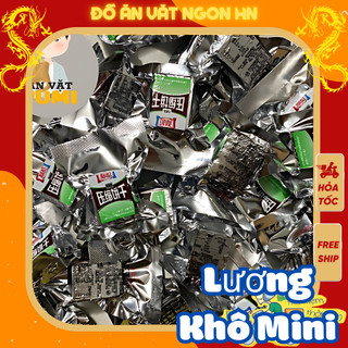 Lương khô mini 500g đồ ăn vặt nội địa nhiều hương vị đồ ăn vặt ngon hn