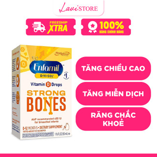 Siro bổ sung vitamin d nhỏ giọt của mỹ enfamil d-vi-sol cho trẻ em 50ml - lavistore