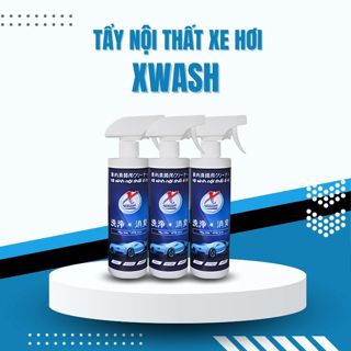 Chai xịt vệ sinh nội thất ô tô công nghệ Nhật Bản Xwash dung tích 500ml làm sạch sofa, ghế da và khử mùi nội thất xe hơi