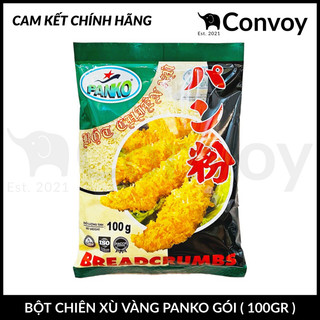 Bột Chiên Xù Giòn Tan Vàng Ươm Panko ( Breadcrumbs ) / Loại Màu Vàng / Gói ( 100GR ) / Chay & Mặn Đều Dùng Được