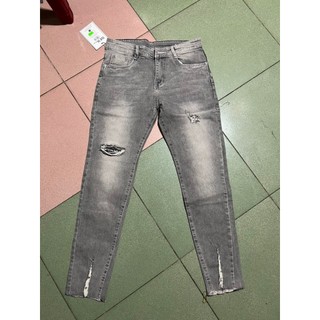 Quần jean nam trơn xanh đen 2932