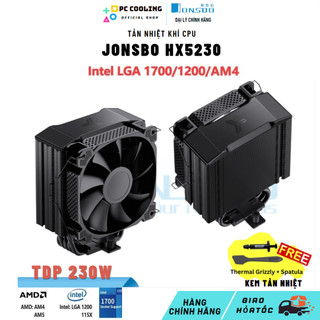 TẢN NHIỆT KHÍ CPU JONSBO HX5230 BLACK (TDP 230W, 5 ống dẫn nhiệt 6mm)
