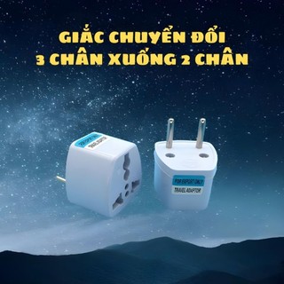 Giắc cắm chuyển đổi 3 chân xuống 2 chân, chịu tải 500W 