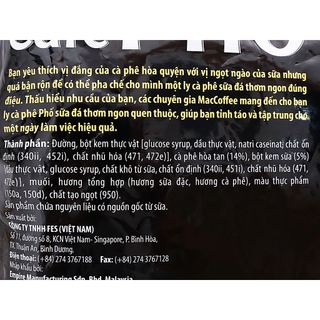 [Date Mới] Cà Phê Phố Sữa Đá Bịch - Cafe Phố Sữa Đá (Bịch 30 gói x 24g) - MacCoffee