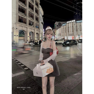 Váy 2 dây viền hoa chuẩn MPB