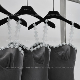 Váy 2 dây viền hoa chuẩn MPB