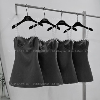 Váy 2 dây viền hoa chuẩn MPB