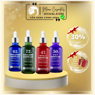 Serum histolab vita c complex 47%, egf 50%, hyaluron complex 62%, 72% azulene ampoule - tinh chất cấp ẩm phục hồi da