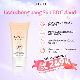 Kem Chống Nắng Nâng Tone Kiềm Dầu Kháng Nước | SUN BB CELAUD