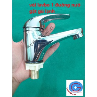 VÒI RỬA MẶT LAVABO LẠNH TAY GẬT GÙ KÈM DÂY CẤP NƯỚC GIÁ RẺ- HÀNG ĐẸP