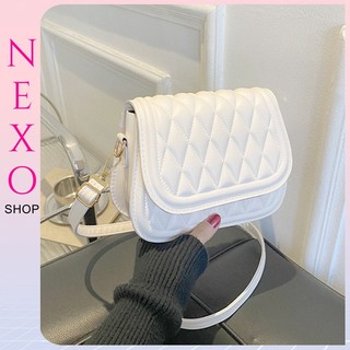 Túi xách nữ mini đeo chéo kiểu dáng caro Nexo Shop outfits tinh tế sang trọng đi chơi cà phê dạo phố