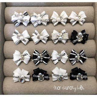 Nơ bột nail - nơ bột hot trend trang trí móng