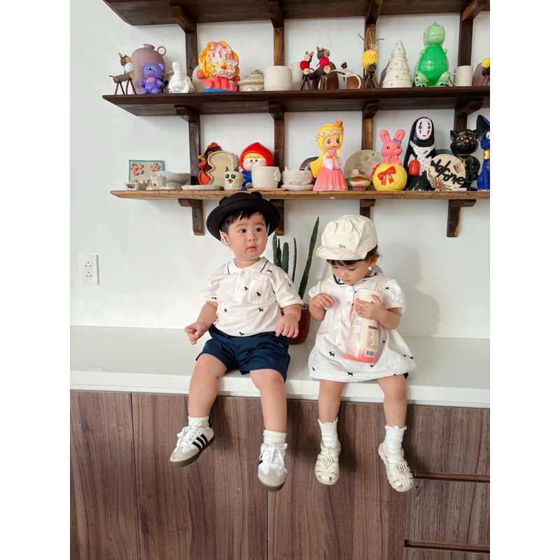ORDER 2W- SET BLUEDOG POLO TRẮNG REMAKE ( sẵn 100)