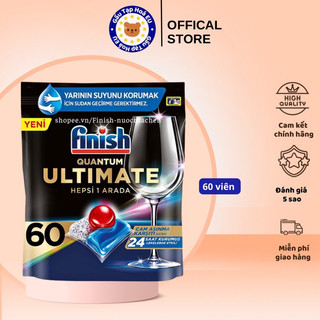 Viên rửa bát Finish Quantum Ultimate nhập khẩu Châu Âu