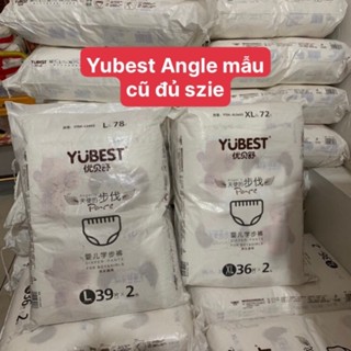 [MẪU MỚI VÀ CŨ] Tã /Bỉm yubest angel dán /Quần Size S72,M66,L60,XL54,XXL52,XXXL50
