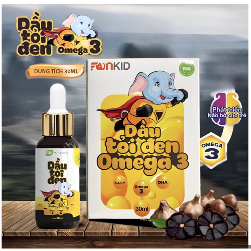 dầu tỏi đen omega3