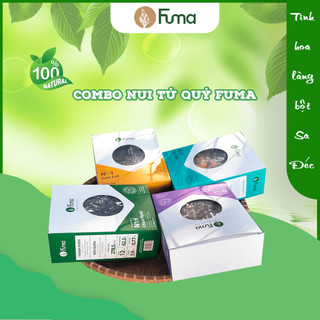 Combo Nui Tứ Quý Fuma - Đặc sản Sa Đéc - Gồm 4 Loại Nui (Gạo Lứt, Ngũ Sắc, Chùm Ngây, Khoai Lang) - KLT 2 KG