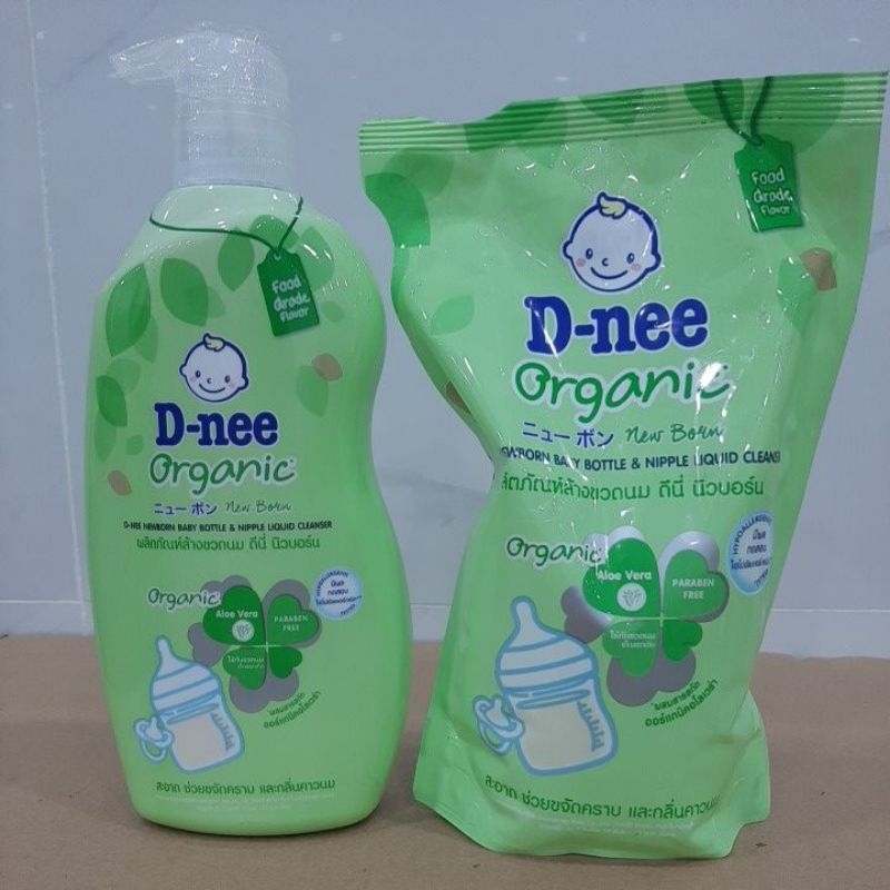 nước rửa bình sữa và rau củ quả D-nee (túi 550ml và chai 600ml)
