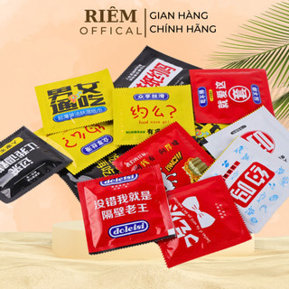 Khăn Giấy Uớt Mini Kiểu Bao Cao Su Mang Theo Đi Du Lịch Tiện Lợi RIEM