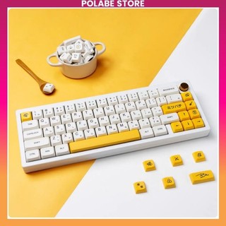 Keycap XDA Honey Milk Japan profile chất liệu PBT bàn phím cơ Polabe Store