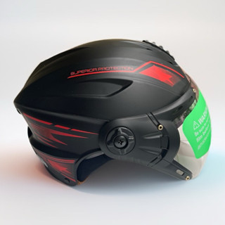 Nón bảo hiểm nam có kính hoạ tiết thể thao mạnh mẽ Sundy 737k