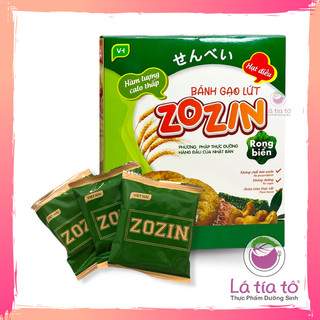 Bánh zozin gạo lứt - hạt điều - rong biền 150g