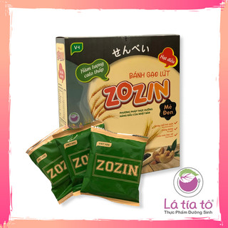Bánh zozin gạo lứt - hạt điều - mè đen 150g