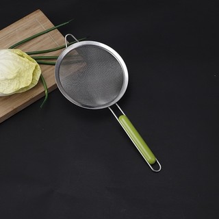 Rây lọc cháo, rây lọc sữa hạt, bột chất liệu inox cán xanh