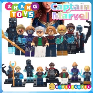 Đồ chơi Xếp hình Captain Marvel gồm Stan Lee - Thor Nova Korg - Iron man Pepper - Tony Stark Minifigures Xinh X0240