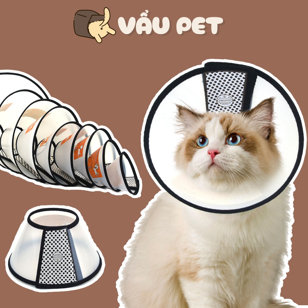 Vòng chống liếm cho chó mèo thú cưng