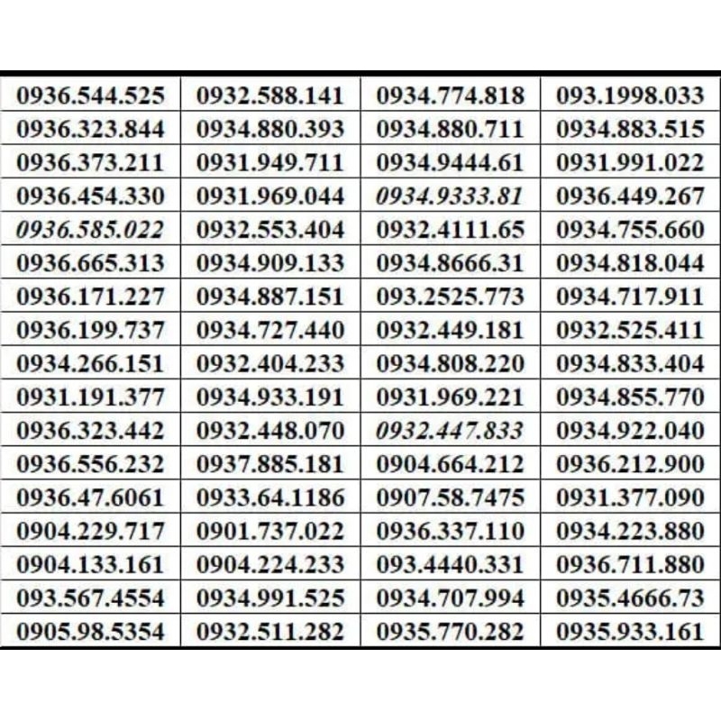 SIM MOBI TRẢ TRƯỚC SỐ ĐẸP 400k