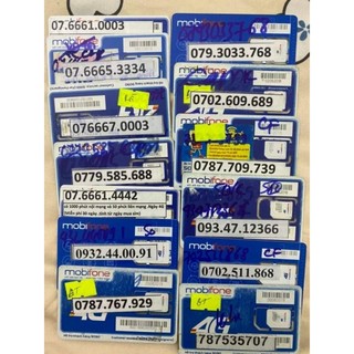 Sim mobi số đẹp trả trước đồng giá 300k