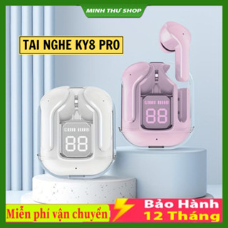 Tai nghe Bluetooth KY8 Pro Ultrapods Max,Pin trâu 4-5H.Âm thanh Hifi sắc nét.Đàm thoại nghe gọi cảm ứng trên tai nghe