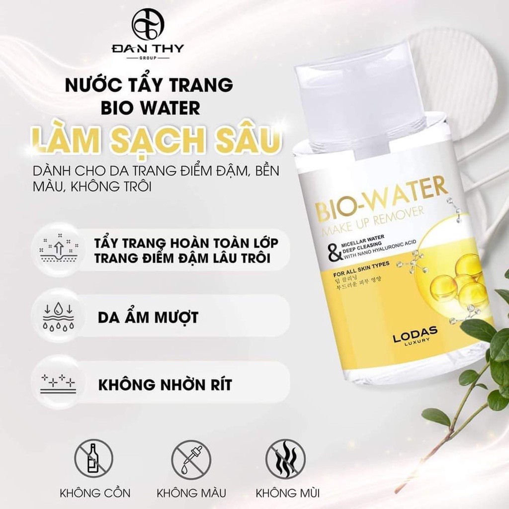 Tẩy Trang Đa Tầng Bio Water Đan Thy Cao Cấp 2024 A321