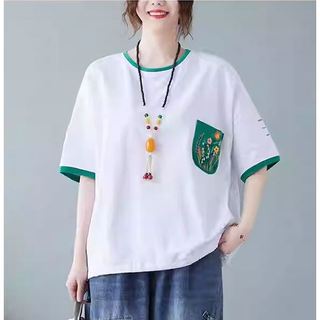 Áo thun nữ in hoa đủ size 50-99kg mã ACT1