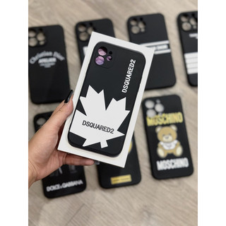 Ốp lưng iphone dẻo đen dsquared2 chống bẩn ốp vuông iphone 17 air 16promax 16 15 14 13 12 11 pro max xsmax xr 7plus 6s