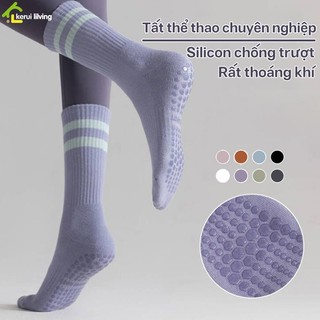Vớ tập yoga silicon chống trượt PIKUP, vớ tập yoga tốt thoải mái khi mang đế chống trượt tập yoga