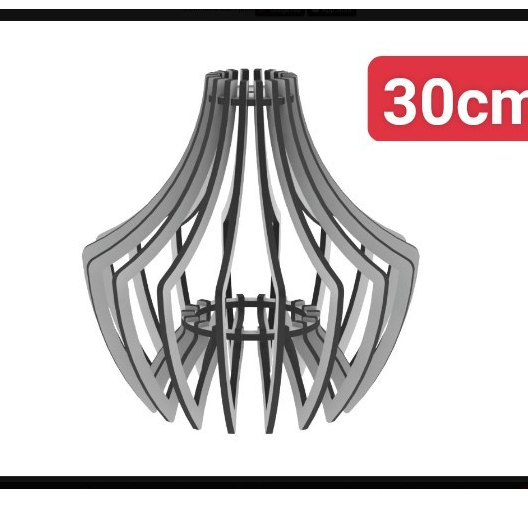 Đèn gỗ trang trí decore MINH ANH D17