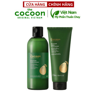 Bộ dầu gội bưởi Pomelo Cocoon 310ml + Dầu xả bưởi Pomelo Cocoon 310ml