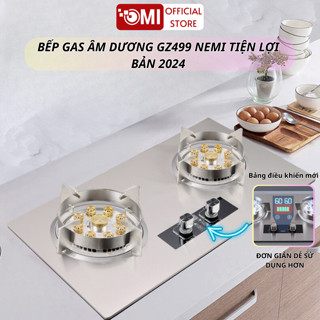 Bếp Ga Đôi GZ4900 Có Tính Năng Hẹn Giờ OMI Kèm 9 Đầu Đốt Cho Lửa Siêu Mạnh, Lắp Đặt 2 Kiểu Cả Âm Lẫn Dương