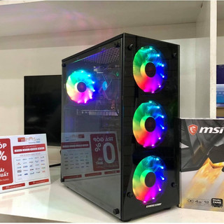 Case máy tính pc bộ mặt kính i7/ram16/ssd256 card rời 1050ti