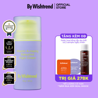 By Wishtrend Kem dưỡng da ban đêm Vitamin A-mazing Bakuchiol Night Cream 30g
