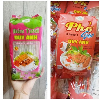 Bún phở tươi gạo trắng xuất khẩu duy anh food gói 400gr