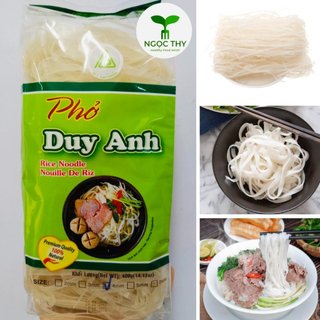 Phở vắt Duy Anh gói 400gr, bánh đa gạo trắng dạng vắt