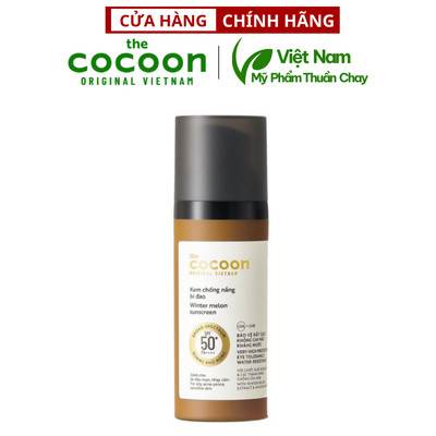 Kem chống nắng bí đao quang phổ rộng, bảo vệ rất cao SPF 50 +, PA ++++ Cocoon 50ml