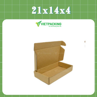 21x14x4 Combo 25 hộp carton nắp gài siêu tiết kiệm, kiểu dáng đẹp, thiết kế tiện lợi, chuyên đựng quà tặng và phụ kiện