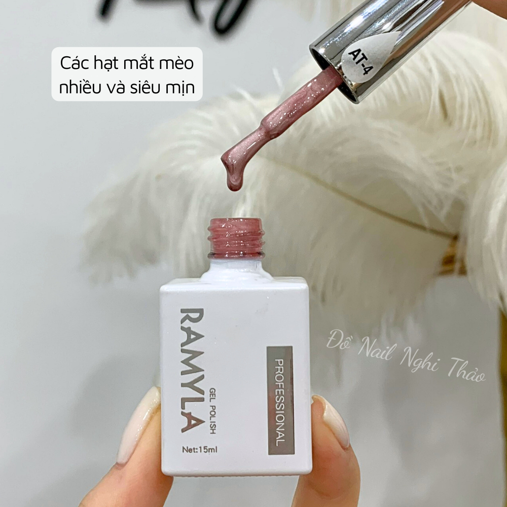 Sơn gel mắt mèo ánh trăng cực quang RAMYLA 15ml JELIVA