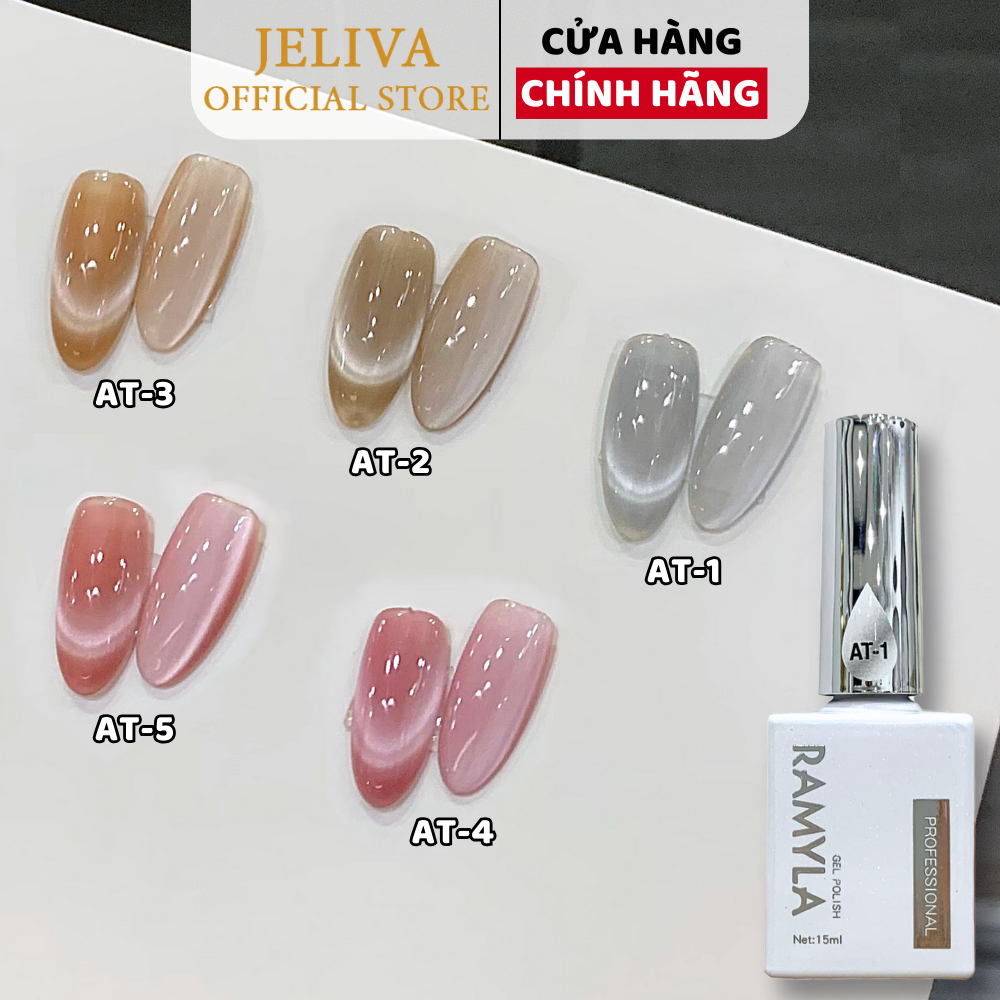 Sơn gel mắt mèo ánh trăng cực quang RAMYLA 15ml JELIVA