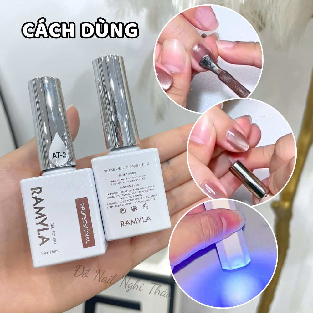 Sơn gel mắt mèo ánh trăng cực quang RAMYLA 15ml JELIVA