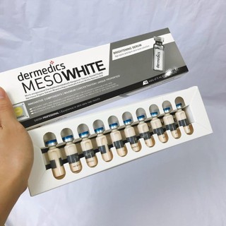 Cấy Phấn Mesowhite - Hộp 10 Ống dùng cấy trắng trong spa